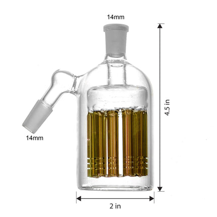 Ash Catcher 45° Degree Angle 14mm with Tree Percolator.