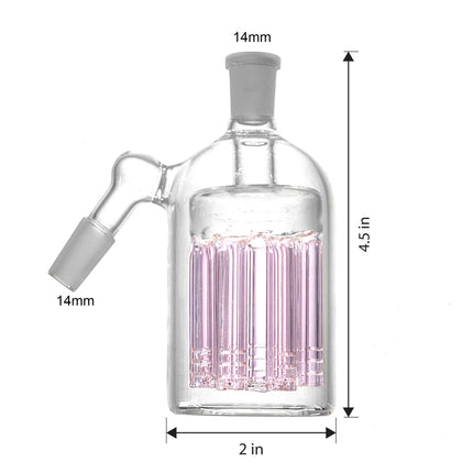 Ash Catcher 45° Degree Angle 14mm with Tree Percolator.