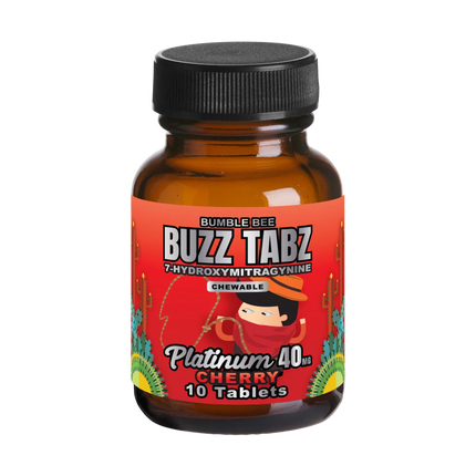 Bumblebee Buzz Tabz Platinum 40mg Cherry.