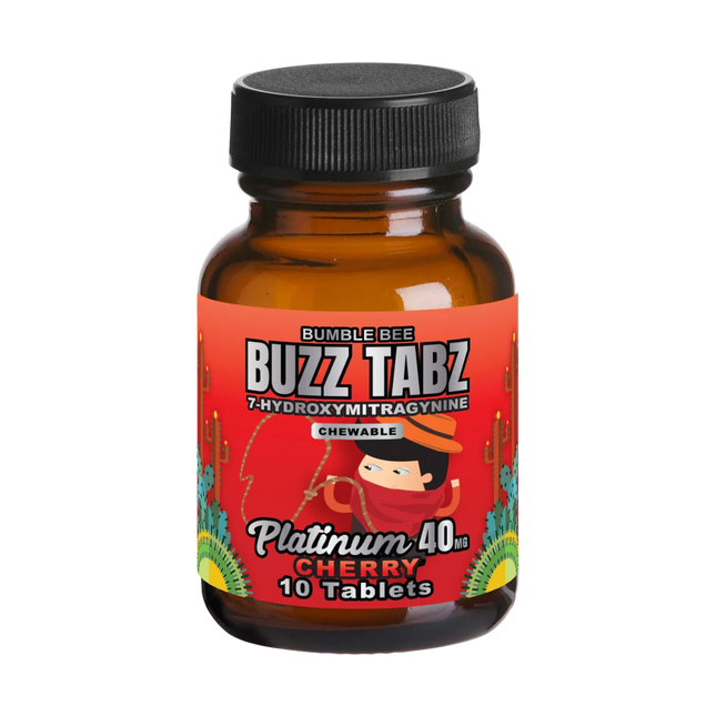 Bumblebee Buzz Tabz Platinum 40mg Cherry.