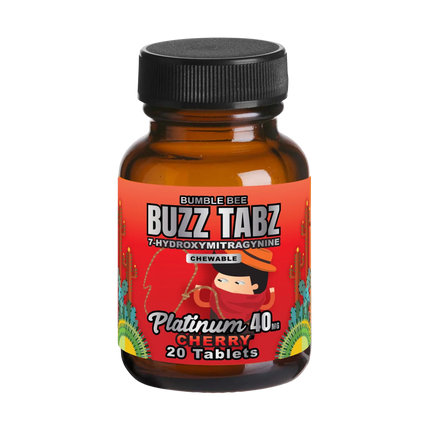 Bumblebee Buzz Tabz Platinum 40mg Cherry.