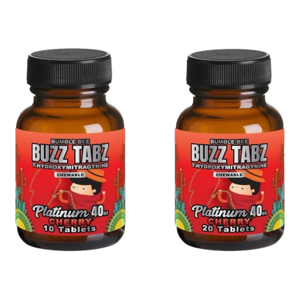 Bumblebee Buzz Tabz Platinum 40mg Cherry.