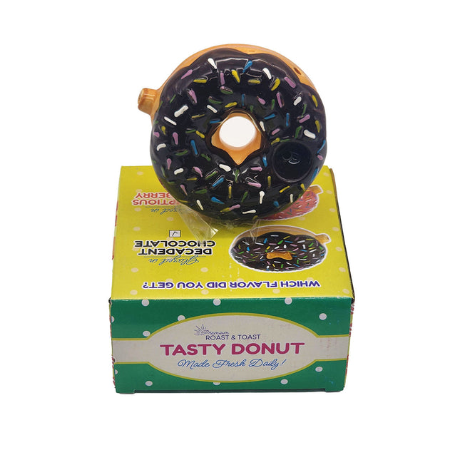 Chocolate Donut Ceramic Smoking Hand Pipe.