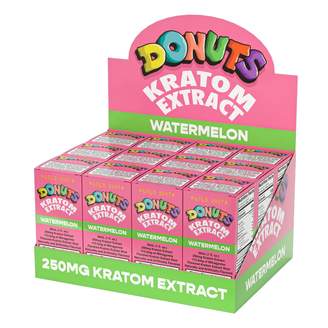 Donuts Kratom Extract 250mg Watermelon Shot.