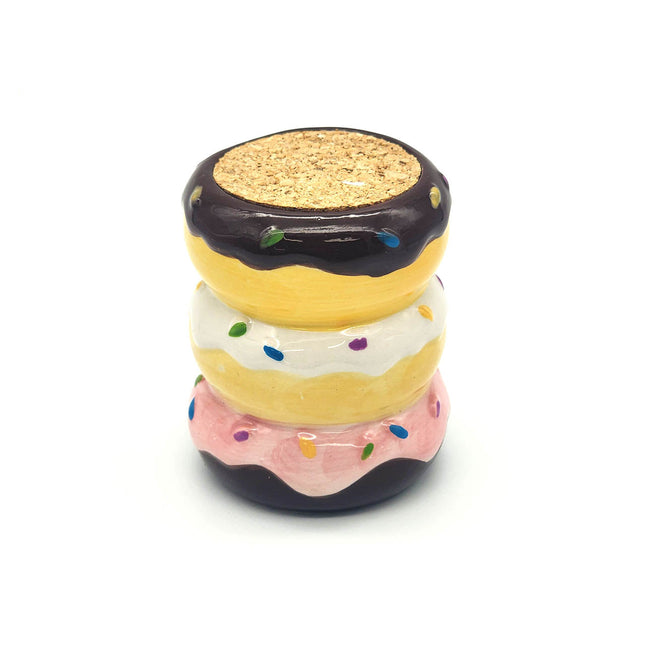 Donut Stack Ceramic Stash Jar.