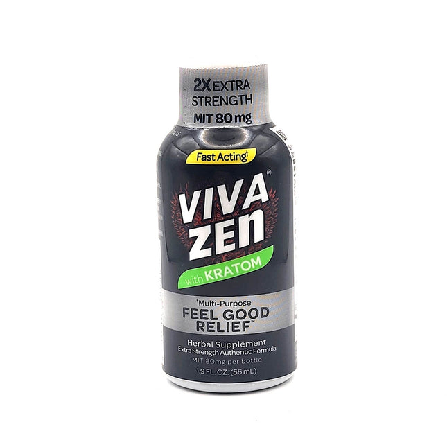 Viva Zen 2X Extra Strength Kratom Liquid 80mg 56ml.