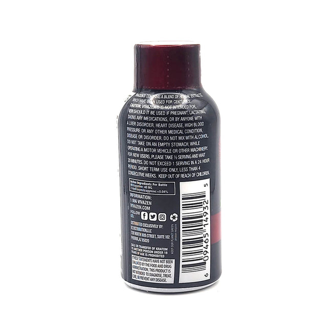 Viva Zen Authentic Original Kratom Liquid 40mg 56ml.