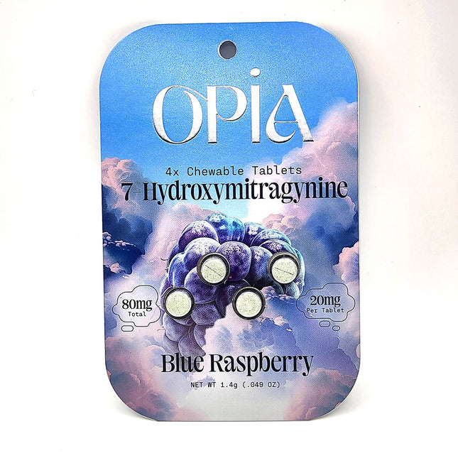 Opia 7-OH Blue Raspberry 20mg Tablets.