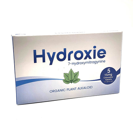 Hydroxie 7-Hydroxymitragynine Chewable Tablets 5 Count 15mg.
