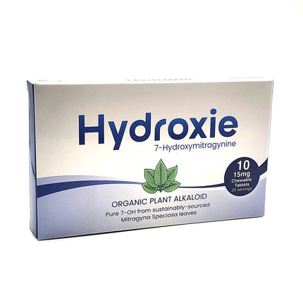 Hydroxie 7-Hydroxymitragynine Chewable Tablets 10 Count 15mg.