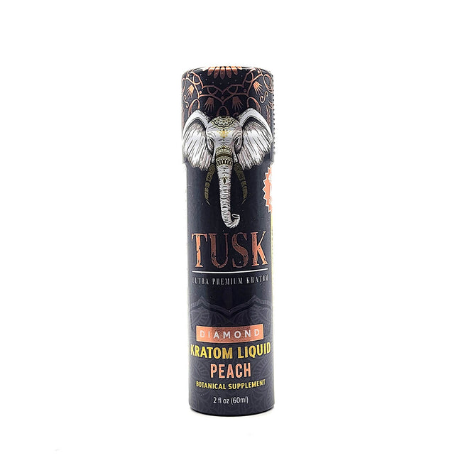 Tusk Diamond Kratom Liquid Peach 60ml.