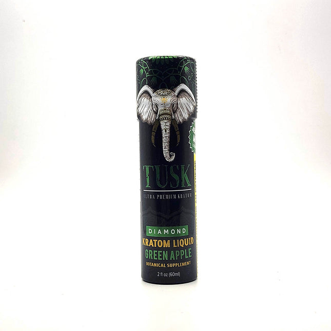 Tusk Diamond Kratom Liquid Green Apple 60ml.