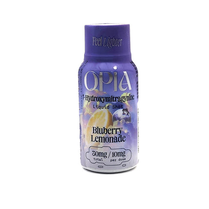 Opia 7-Hydroxymitragynine Liquid Shot Blueberry Lemonade 30mg.