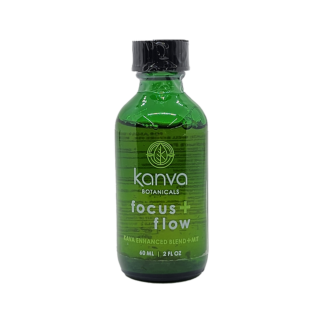 Kanva Botanicals Focus + Flow Kava Enhanced Blend with MIT.