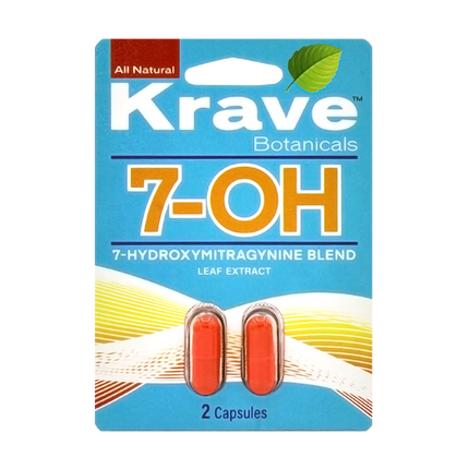 Krave Kratom 7OH 7-Hydroxymitragynine - 2-pack.