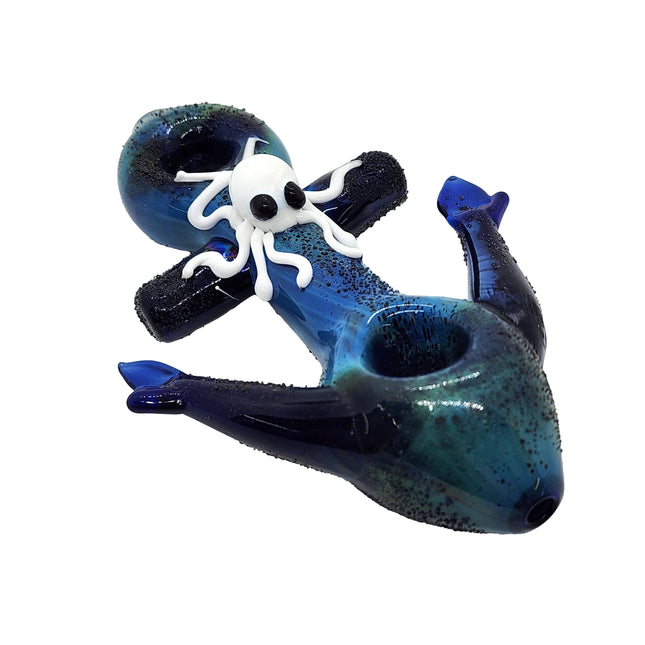 Octopus On Anchor Hand Pipe.