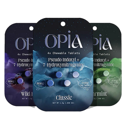 OPIA 7 Hydroxy Pseudo Tablets.