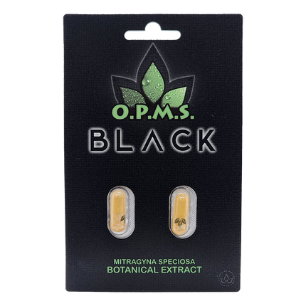 OPMS Black Kratom Extract Capsules
