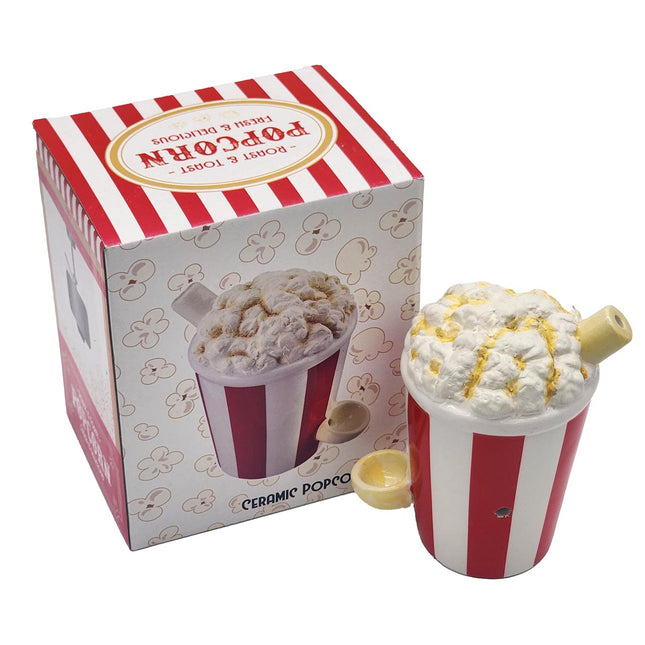 Popcorn Ceramic Smoking Hand Pipe.