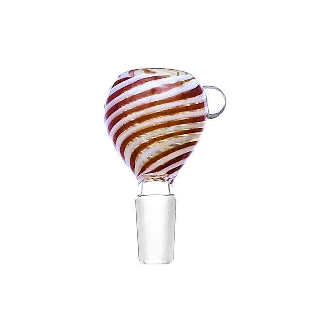 Striped Glass Bowl.