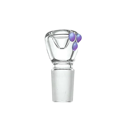 Tri Grip Glass Bowl 18mm Violet