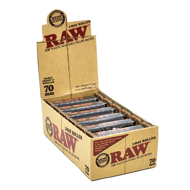 RAW 2-Way Hemp Plastic Adjustable Rolling Machine.