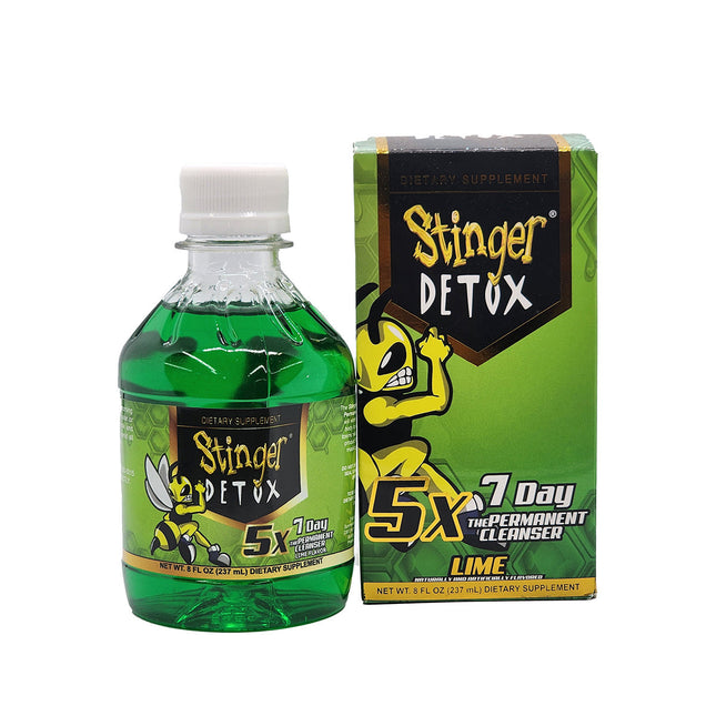 Stinger Detox 5x 7 Day Permanent Cleanser - Lime Flavor.