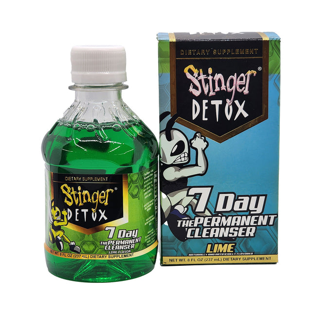 Stinger Detox 7 Day Permanent Cleanser - Lime Flavor.