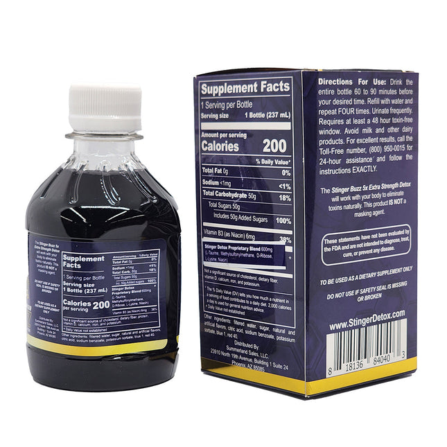 Stinger Detox The Buzz - Grape Flavor.
