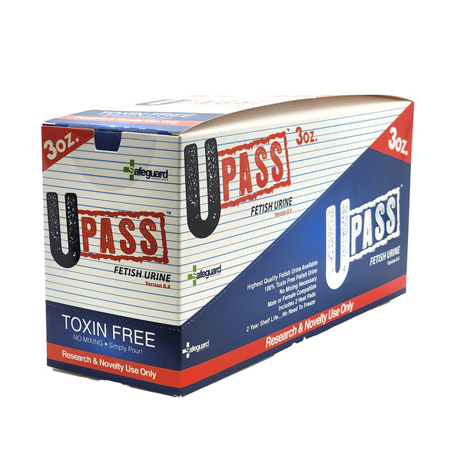 UPASS 3oz Synthetic Urine - Version 8.4 - WHOLESALE BOX OF 6.