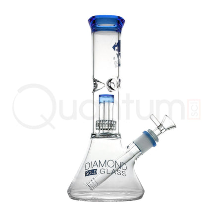 Diamond Gold Glass 11" Beaker.