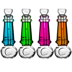Diamond Gold Glass Freezable Gel Handpipes.