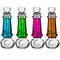 Diamond Gold Glass Freezable Gel Handpipes