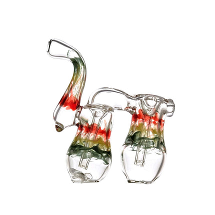 Double Glass Bubbler.