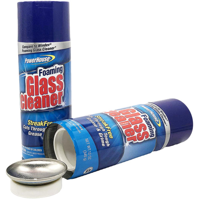 Power House Foaming Glass Cleaner Stash Can Diversion Hidden Safe.